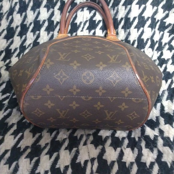 ❤️Authentic 2001 LOUIS VUITTON Bowler Bag Ellipse Purse + Crossbody Strap - Picture 6 of 12